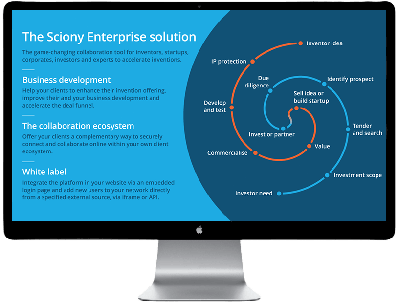 Run your own global innovation scouting and startup development network with Sciony